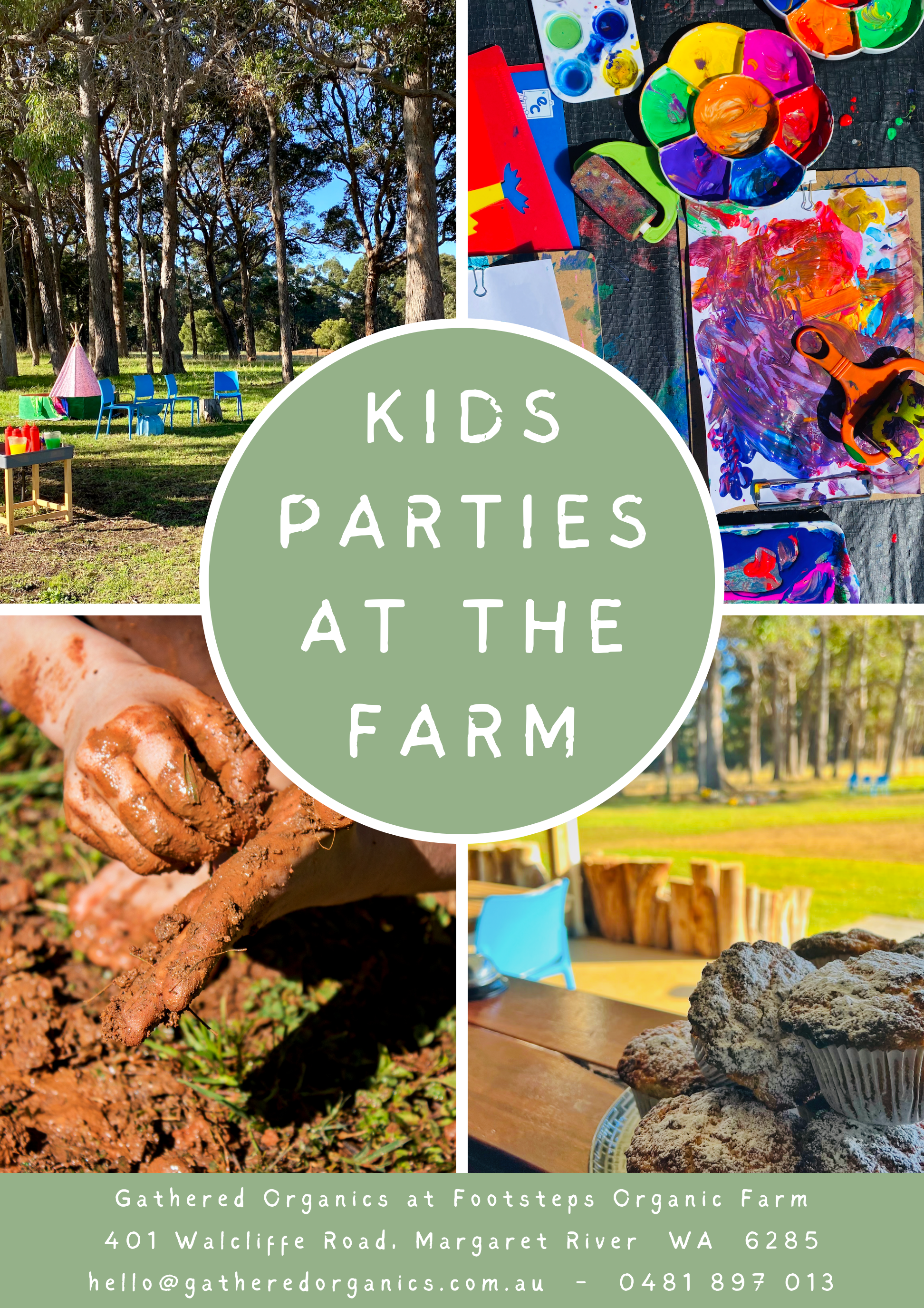 Kids parties at the farm